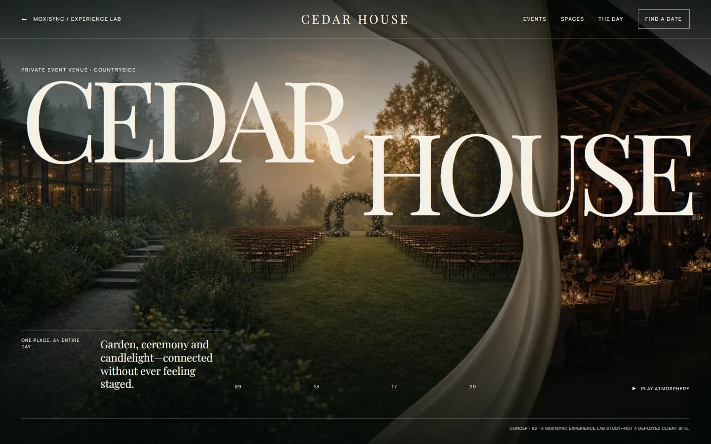 Cedar House complete interface concept