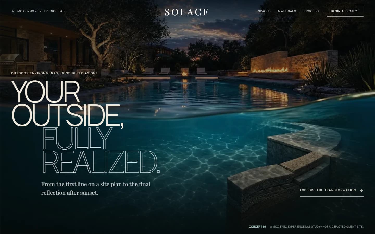 Solace original interface concept
